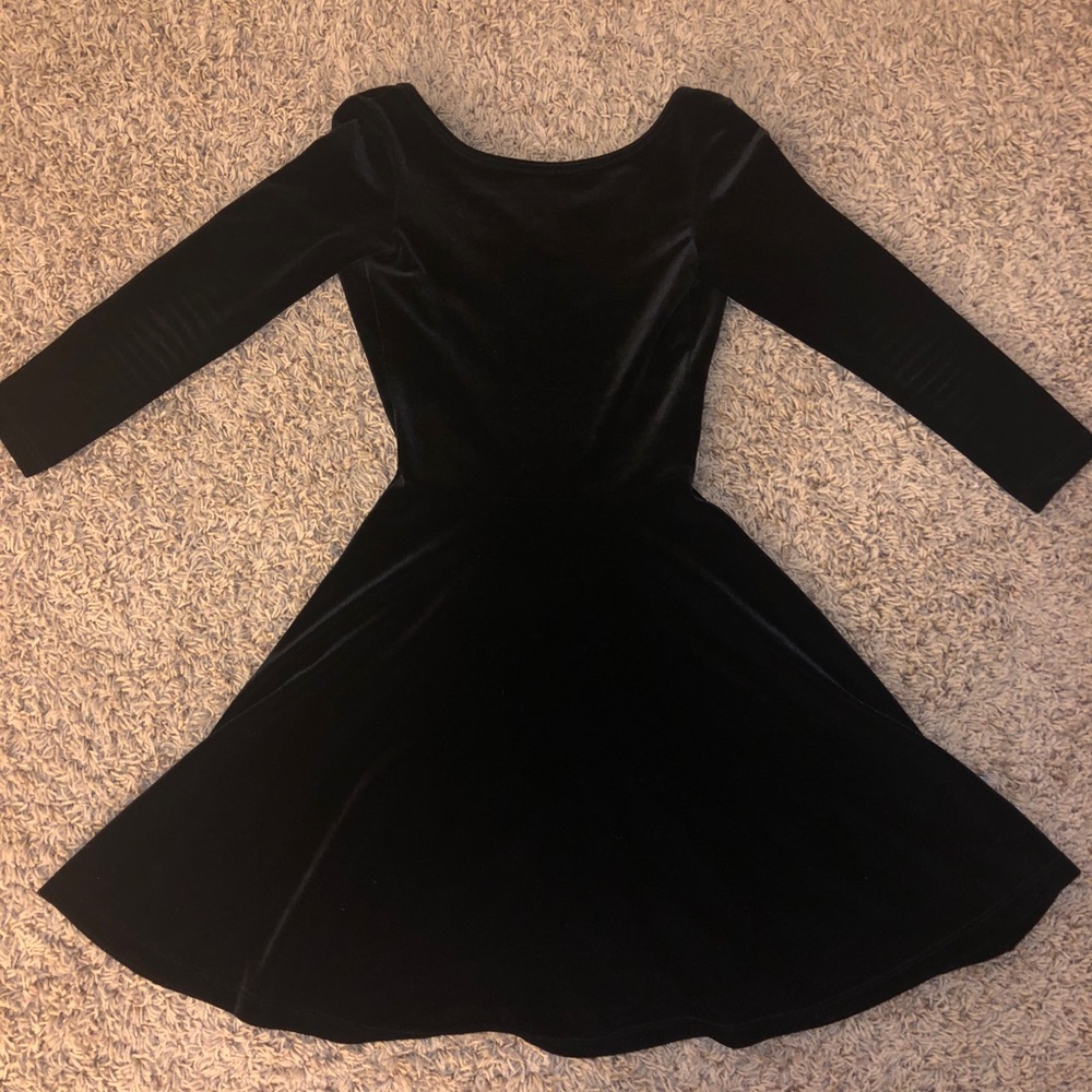 American Apparel velvet long sleeve dress